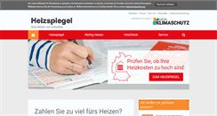 Desktop Screenshot of heizspiegel.de