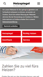 Mobile Screenshot of heizspiegel.de